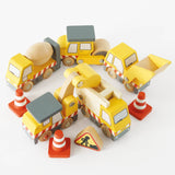 Wooden Construction Vehicle Play Set