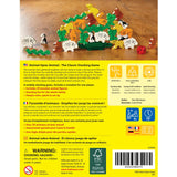 HABA Animal Upon Animal game featuring colorful wooden animal stacking pieces for kids' fun and educational play.