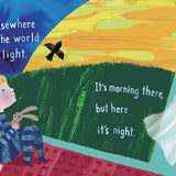 Children's book titled "Good Night, World" by Willa Perlman, showing colorful illustrated cover with nighttime scene and animals.
