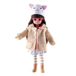Lottie Dolls Pandora's Box doll with detailed costume and accessories, showcasing a whimsical, collectible toy from Lottie Dolls.