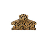 Leopard Scalloped Hair Claw Clip