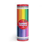 Rainbow 25 double-sided colored pencils set by eeBoo, showcasing vibrant, dual-ended art and craft pencils with colorful finishes.