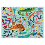Animal Kingdom 100 Piece Double-Sided Puzzle - Toy Polloi