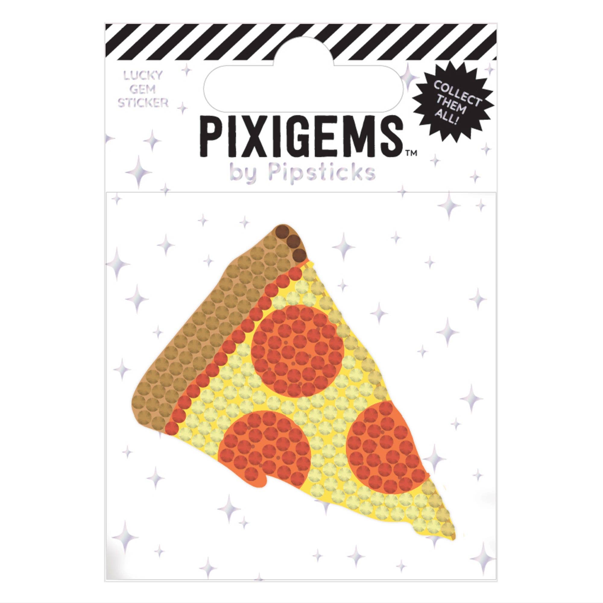 Pipsticks Paulie Pizza Pixigem Sticker - Toy Polloi