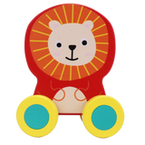 Wooden Lion Animal Car