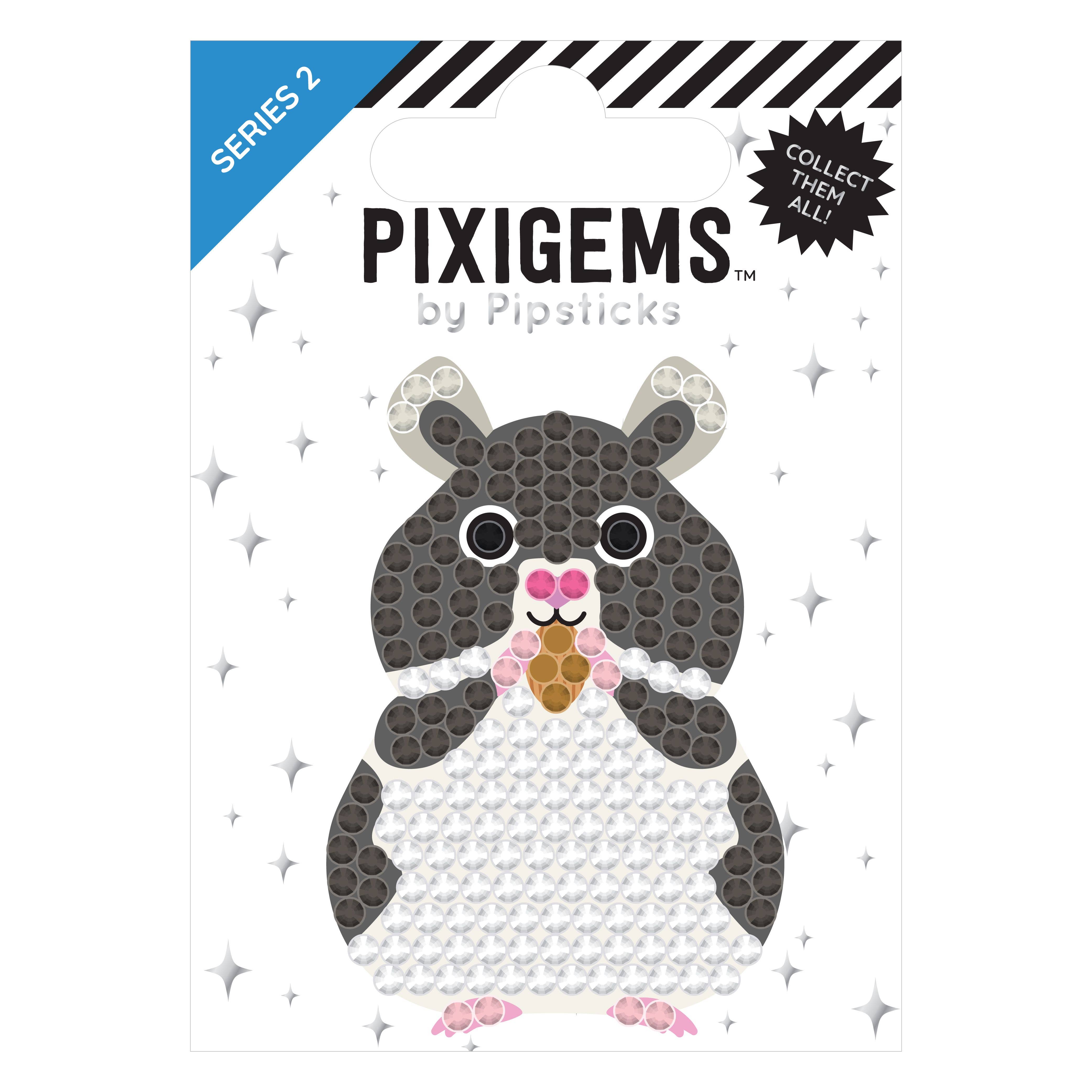 Pipsticks Hugo Hamster Pixigem Sticker - Toy Polloi