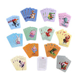eeBoo Snap Card Game with colorful illustrated cards, fun family card game for kids and adults, engaging and easy to play