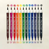 OOLY Calligraphy Duo Markers for arts and crafts, featuring dual tips for smooth, precise lettering and creative design projects.
