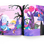 Cover image of "Much Too Busy" book by John Bond, published by Simon & Schuster, featuring colorful illustrations and playful design.