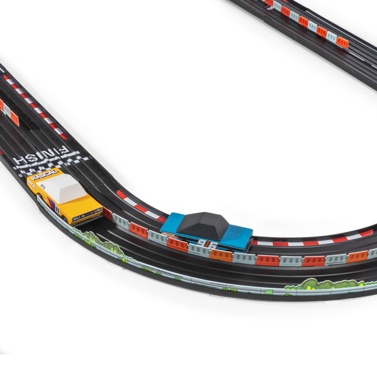 Candylab Toys Roadworks Oval Speedway vehicle toy, detailed miniature vehicle for play and display.