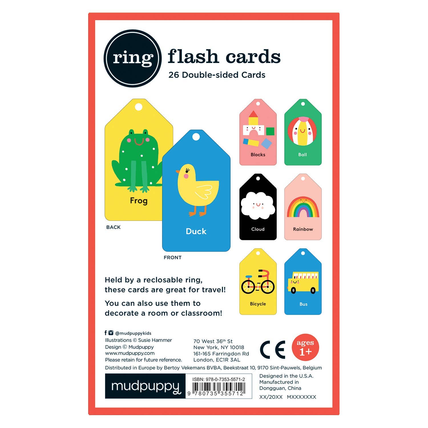 Baby's First Words Ring Flash Cards - Toy Polloi