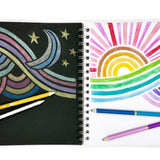 SNIFTY black and white sketchbook for arts and crafts with blank pages, ideal for drawing and creative projects.