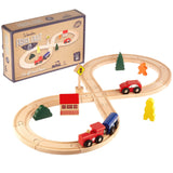 Figure Eight Wooden Train Set