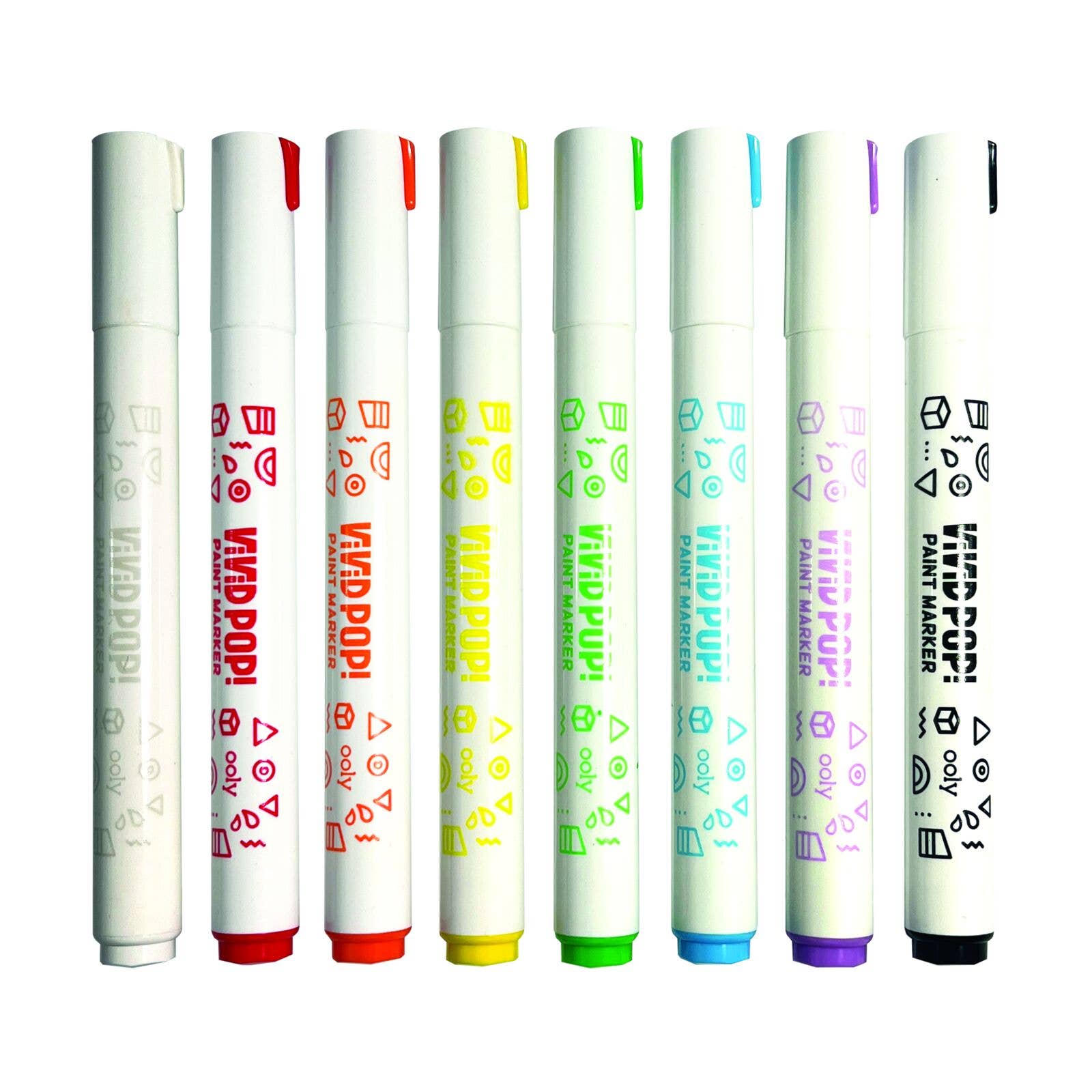 Ooly Vivid Pop! Water Based Paint Markers - Toy Polloi