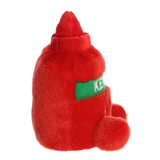 Palm Pals Ketchup Palm Pal plush toy featuring a soft, red plush ketchup bottle character with embroidered facial features.