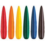 Faber-Castell Little Creatives Easy Grasp Crayons in vibrant colors for young children, ideal for arts and crafts activities.