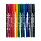 OOLY Calligraphy Duo Markers for arts and crafts, featuring two colorful markers with fine and broad tips for lettering and drawing.