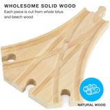 Wooden Toy Train Track Expansion Set