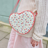 Floral Heart Crossbody Bag