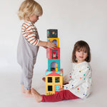 Peek-A-Boo House Stacking Blocks Play Set - Toy Polloi