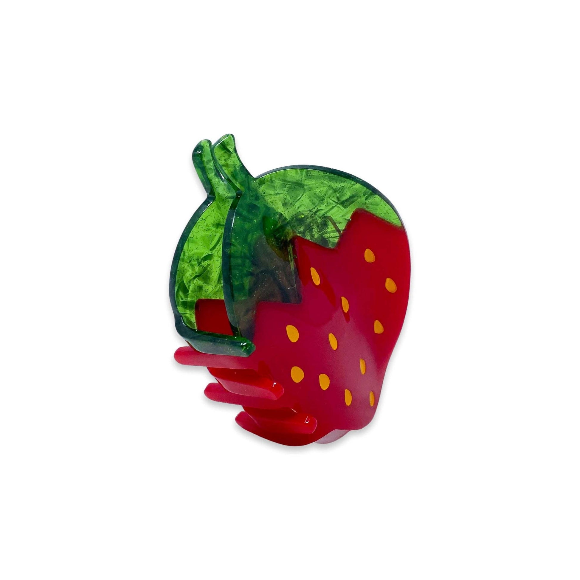 Midi Red Strawberry Hair Claw - Toy Polloi