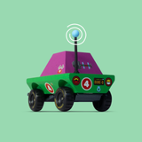 Candylab Toys DunDee TOONS™ Car model, a colorful toy car from the Cars and Trucks collection, featuring a playful design.