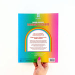 Draw-Along Rainbow Sticker Book by Pipsticks featuring colorful rainbow stickers for creative fun and decorating projects.