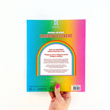 Draw-Along Rainbow Sticker Book by Pipsticks featuring colorful rainbow stickers for creative fun and decorating projects.