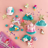 Colorful Earth Grown KidDoughs Pegasus Palace KidDough arts and crafts play kit with bright dough and creative building tools.
