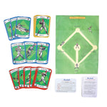 eeBoo Baseball Card Game with colorful illustrated cards for fun, family-friendly card game entertainment.