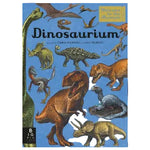 Dinosaurium book by Penguin Random House LLC featuring colorful dinosaur illustrations on the cover.
