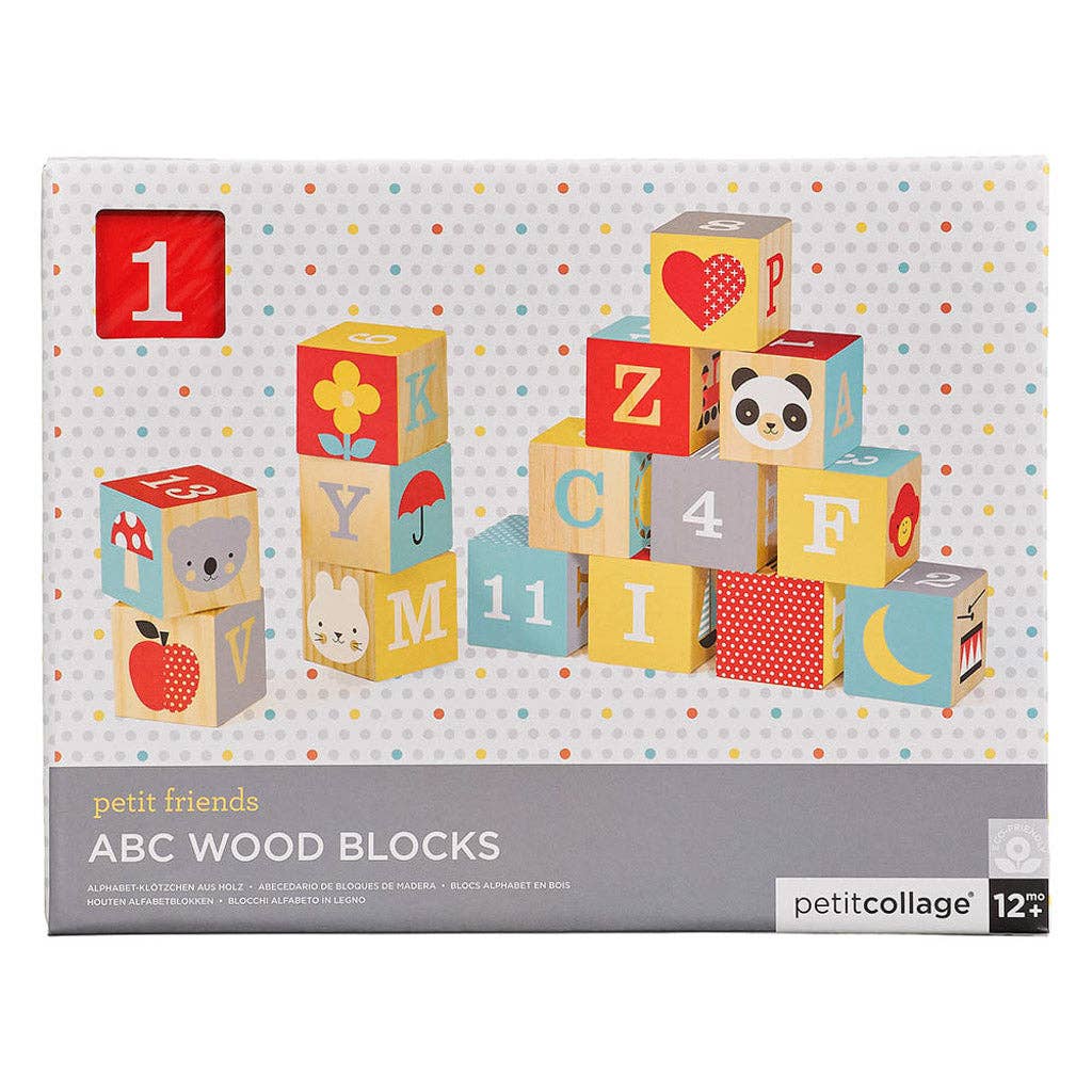 ABC Wooden Alphabet Blocks - Toy Polloi