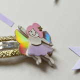 Iridescent Fairy Hair Clips