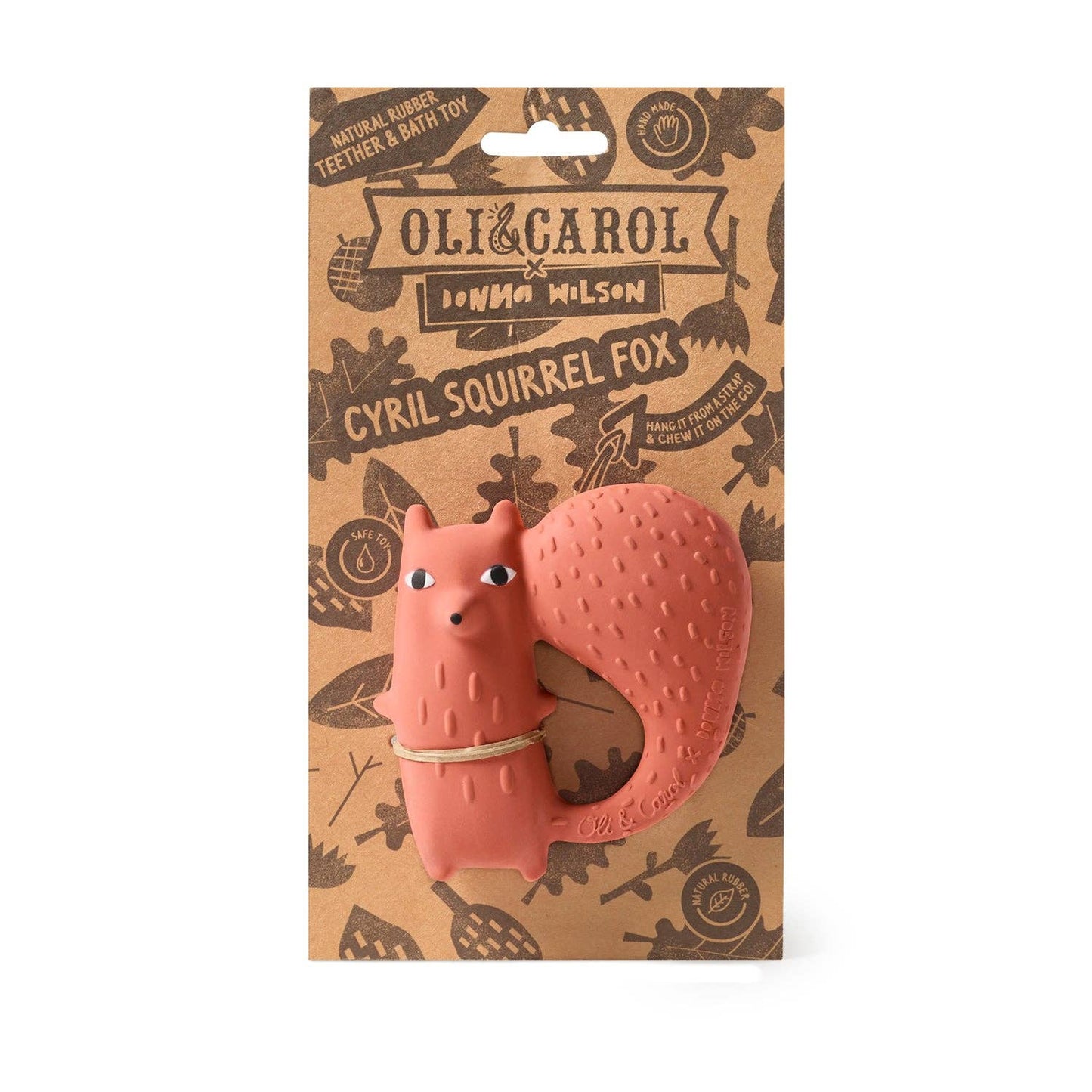 Cyril Squirrel Fox Teether - Toy Polloi