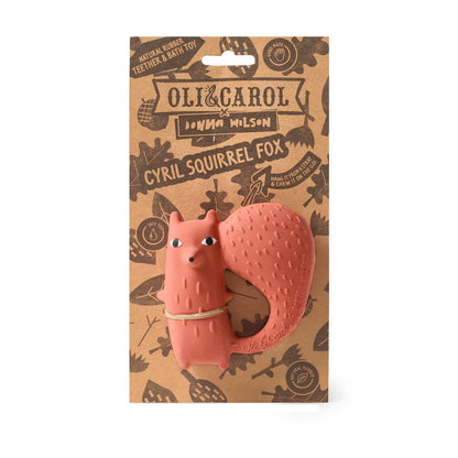 Cyril Squirrel Fox Teether - Toy Polloi