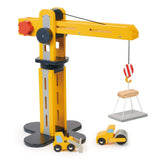 Wooden Construction Crane Play Set