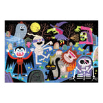 Haunted Graveyard 100 Piece Glow in the Dark Puzzle - Toy Polloi