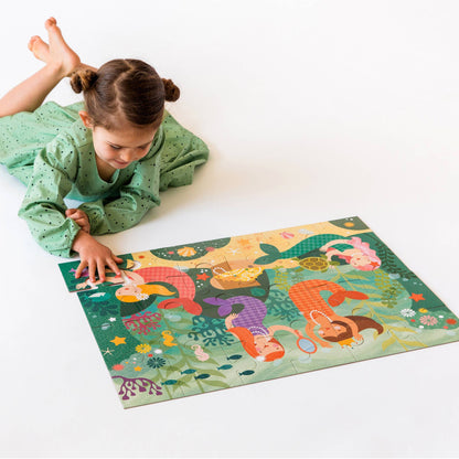 Mermaid Friends 24-Piece Floor Puzzle