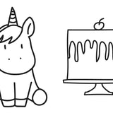 My First Big Book of Unicorns coloring book by Simon & Schuster featuring colorful unicorn illustrations for kids' arts and crafts.
