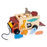 Wooden Safari Truck Shape Sorter