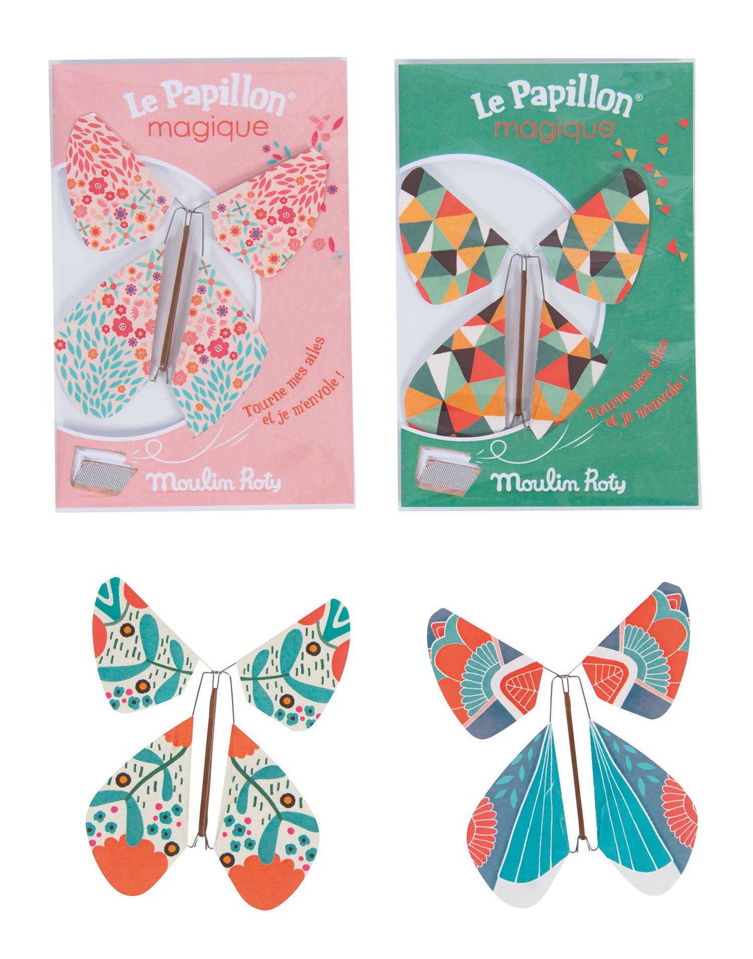 Display box of 36 asstd Magic Butterflies - Toy Polloi