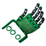 KidzLabs Robotic Hand Kit from The Toy Network, STEAM educational kit with assembled robotic hand and building components.