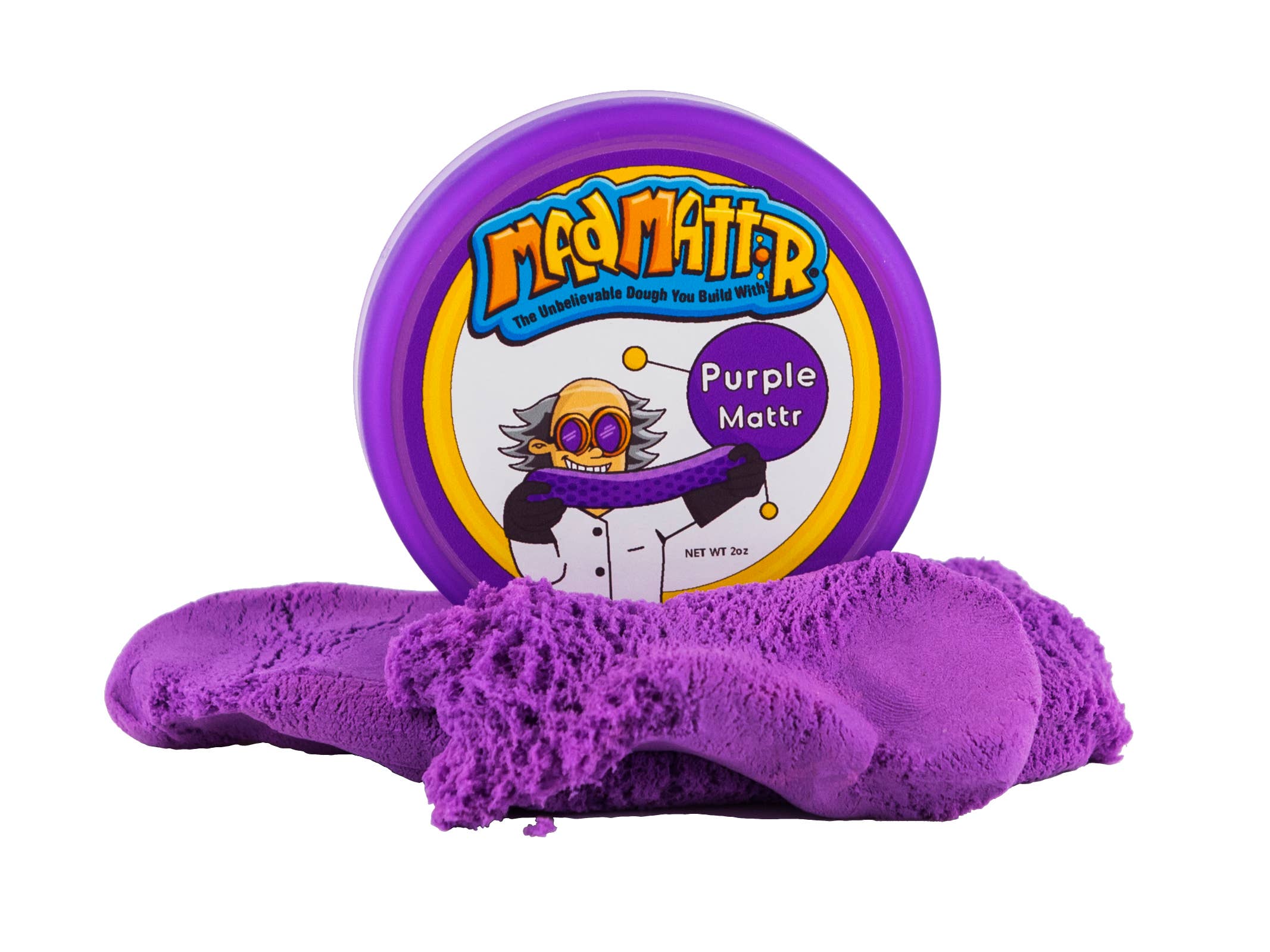 Colorful Mad Mattr Quantum Pods for arts and crafts, featuring assorted vibrant colors and soft, moldable texture.