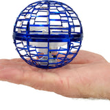 Colorful RC Aerosphere Flying Orb toy by HQ Kites & Designs, with a spherical shape and vibrant patterns for outdoor play.