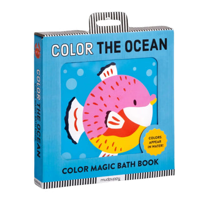 Color the Ocean Color Magic Bath Book - Toy Polloi