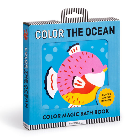 Color the Ocean Color Magic Bath Book - Toy Polloi