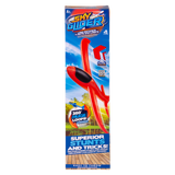 Outdoor stunt flyer sky glider by The Toy Network soaring through the sky with colorful wings in open outdoor space