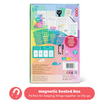 The Lovely Book of Lettering arts and crafts book by Tiger Tribe featuring colorful lettering examples and creative design pages.