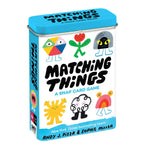 Matching Things: A Snap Game by Chronicle Books, colorful cards featuring various objects for a fun matching game.