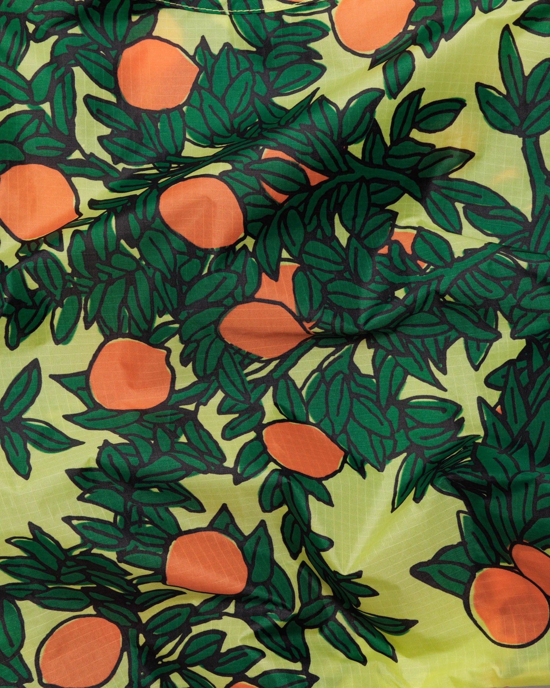 Baggu Orange Trees Reusable Bag, Large Pattern